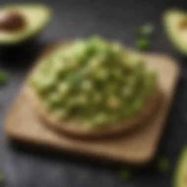 Savory Avocado and Edamame Smash on Whole Grain Crackers