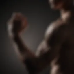 Sculpted arms silhouette