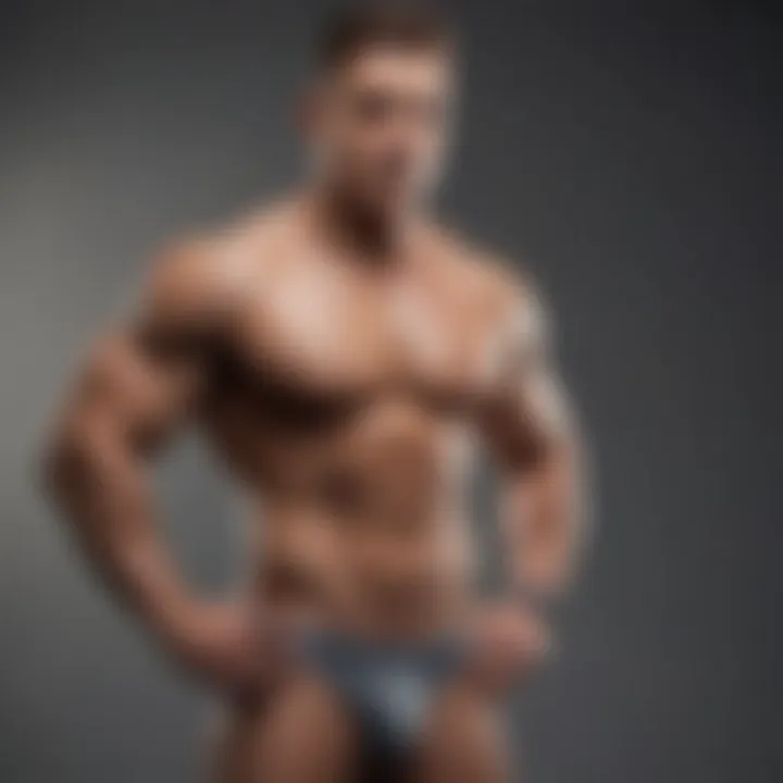 Sculpted physique symbolizing success