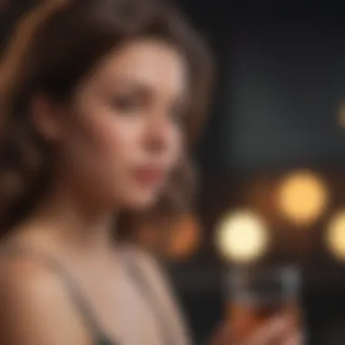 Person reflecting on self-improvement for online dating