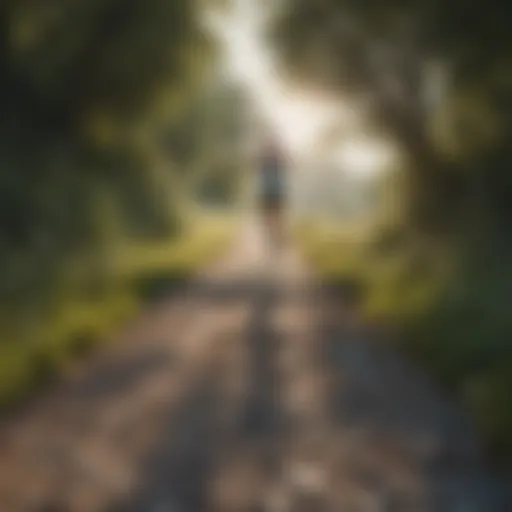 Running on a scenic path