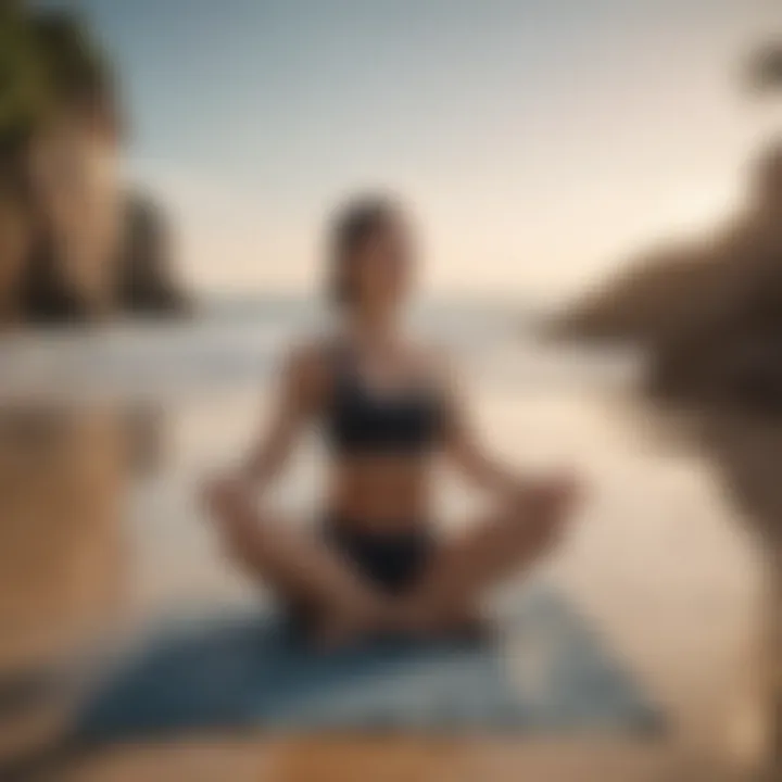 Relaxing Beach Yoga Session