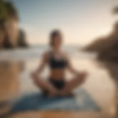 Mindful Yoga Practice by the Sea Relaxing Beach Yoga Session