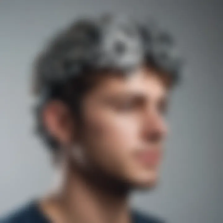 Brain with gears symbolizing cognitive techniques
