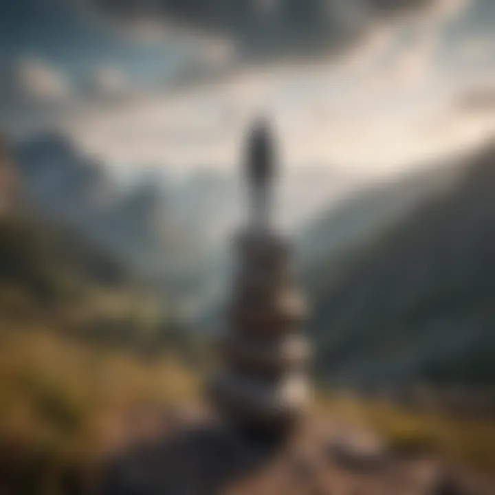 A serene landscape representing balance and personal development