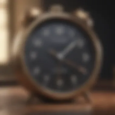 The Value of Time Efficiency A clock with a motivational quote about time efficiency