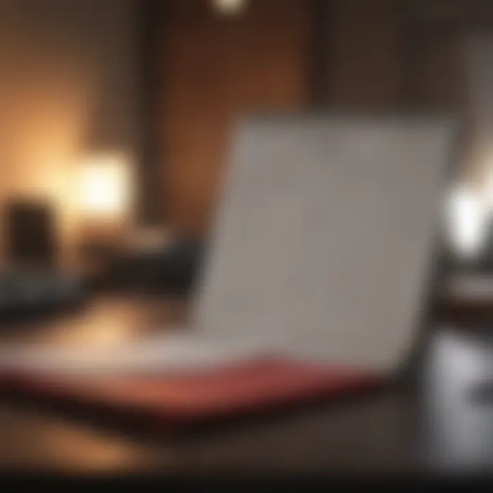 A notepad filled with anticipated interview questions