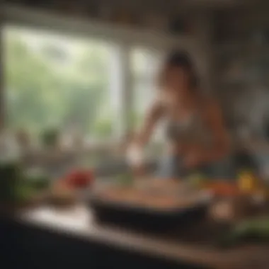 Meal Preparation for Success Healthy meal prep displayed in an organized manner