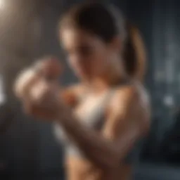 Effective workout routine showcasing arm exercises