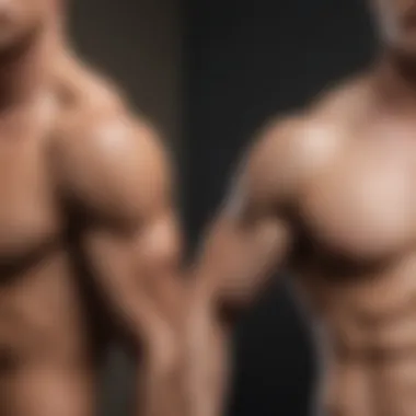 Before and After: Arm Transformation Before and after transformation showcasing toned arms