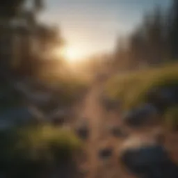 A serene landscape symbolizing mental clarity