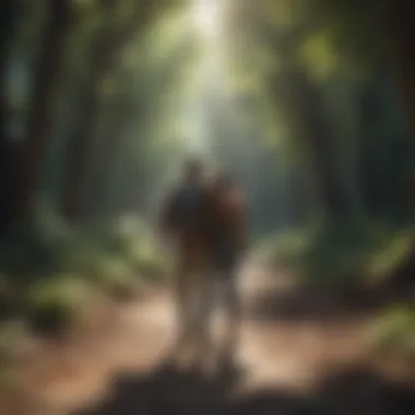 Embracing the Journey to Personal Fulfillment A path leading towards personal growth and fulfillment