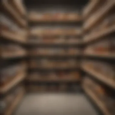 A well-organized pantry with labeled containers for better food management.