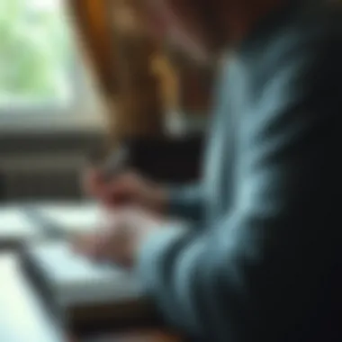 The Power of Journaling to Process Thoughts Person journaling thoughts