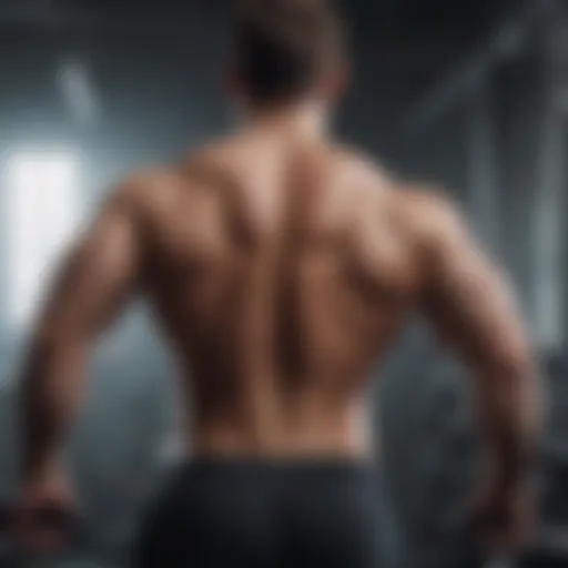 Dynamic back workout routine showcasing various exercises