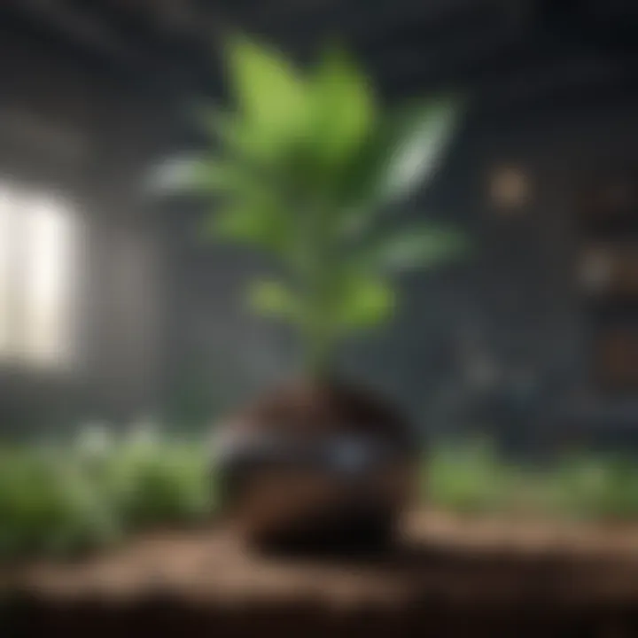 A flourishing plant symbolizing personal growth and resilience