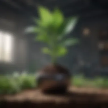 Growth Through Positivity A flourishing plant symbolizing personal growth and resilience