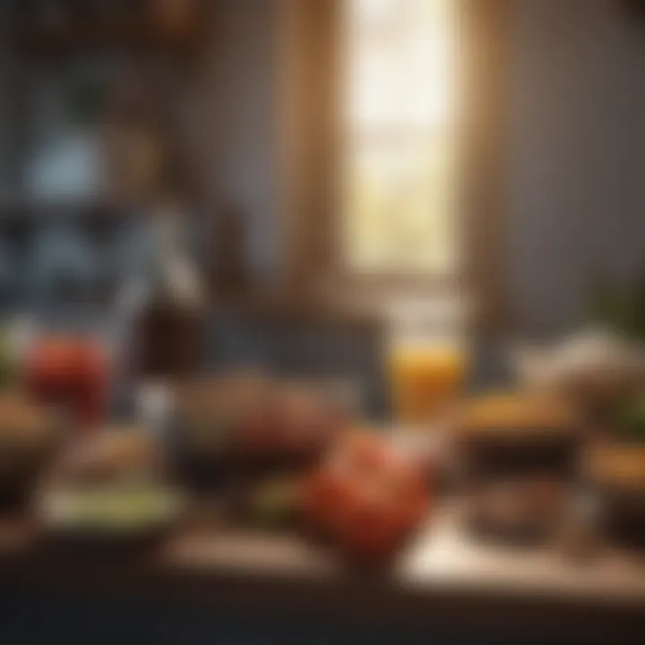 Healthy meal preparation for fat loss
