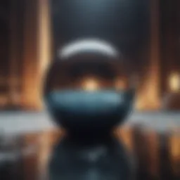 Artistic depiction of a tranquil mind through abstract shapes