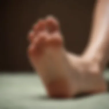 Visual representation of the benefits of foot reflexology