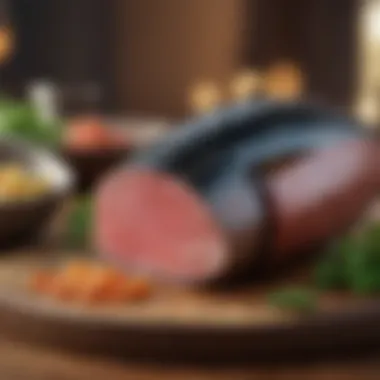 Balanced meal featuring tuna