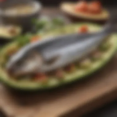 Sardine and avocado mix for a healthy meal