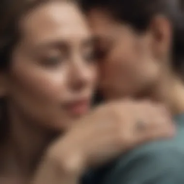 The Power of Compassionate Connection A comforting embrace symbolizing support and understanding.