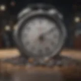 An abstract representation of time management concepts