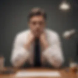 A diagram illustrating the factors contributing to workplace dissatisfaction