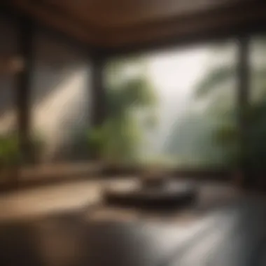 Tranquil Sanctuary for Meditation Mindfulness Meditation Space