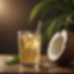 Golden Elixir: Health-Boosting Coconut Water