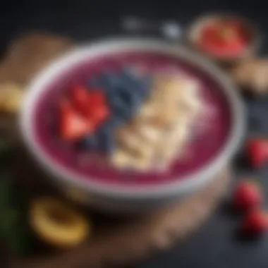 Colorful Berry Smoothie Bowl for Healthy Nighttime Indulgence Vibrant Berry Smoothie Bowl